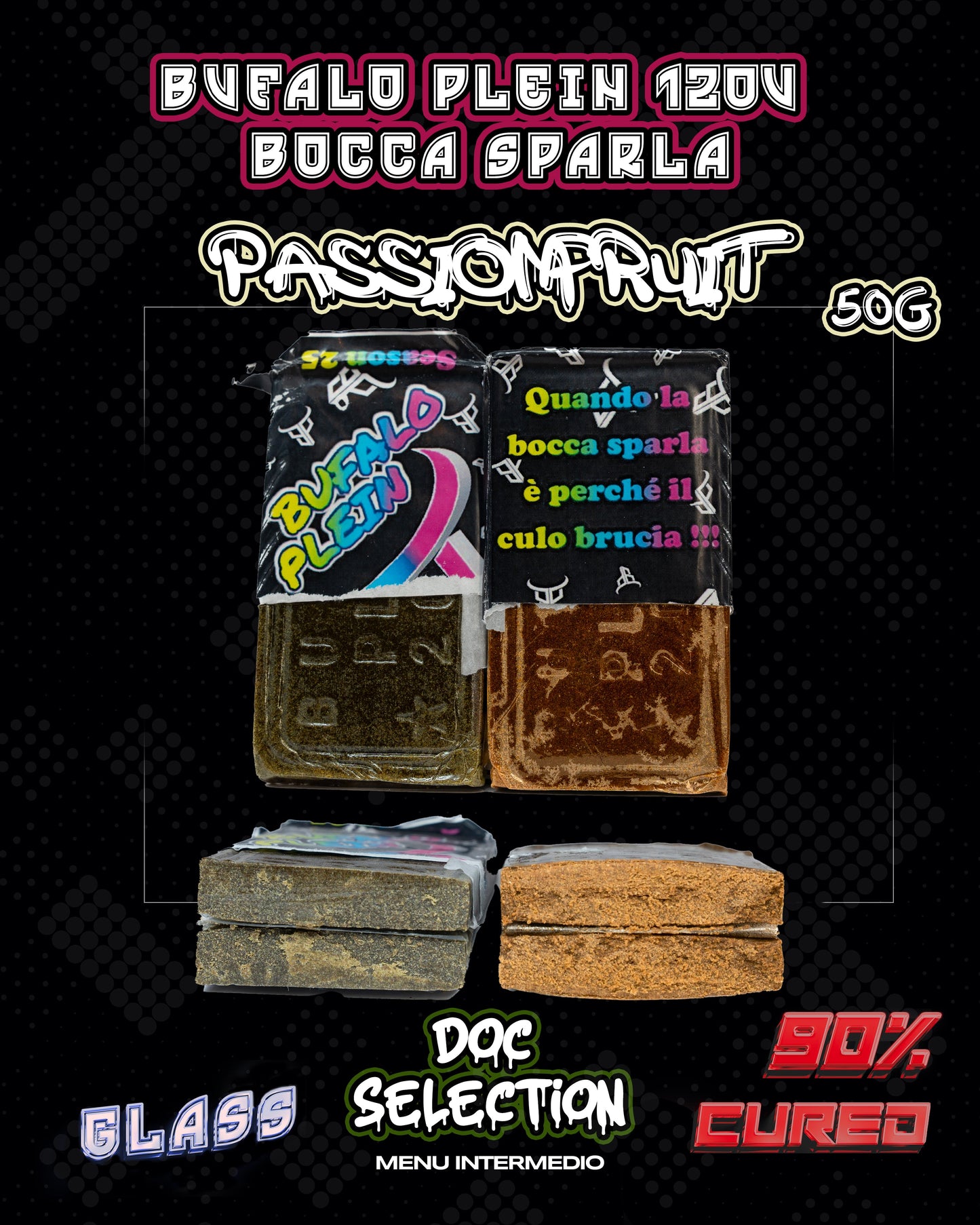 𝘽𝙪𝙛𝙖𝙡𝙤 𝙋𝙡𝙚𝙞𝙣 𝗰𝗮𝗿𝗱 𝟭𝟮𝟬𝙪 𝗳𝗼𝗿𝗺. 𝟱𝟬𝗴𝗿 - 𝙋𝙖𝙨𝙨𝙞𝙤𝙣 𝙁𝙧𝙪𝙞𝙩